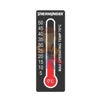 Термоиндикаторная наклейка Thermax Strip 6 - Термоиндикатор-термометр многоразовый Hallcrest Thermindex