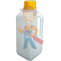 Пластиковая бутылка "ЧИБИС" 1 л с узким горлом (19 мм) для взятия проб в комплекте с пломбой - Канистра 1 л с ручкой