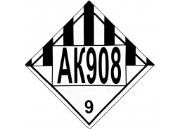 Знак опасности АК 908