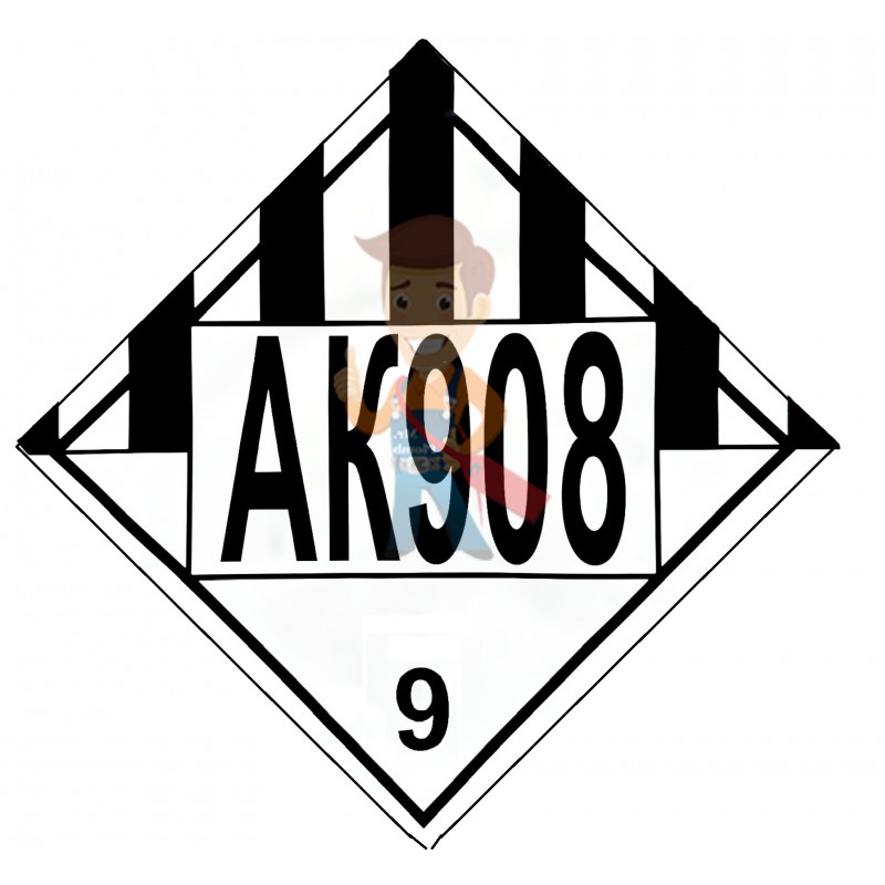 Знак опасности АК 908