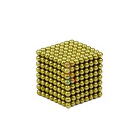 Forceberg Cube - куб из магнитных шариков 6 мм, оливковый, 216 элементов - Forceberg Cube - куб из магнитных шариков 2,5 мм, оливковый, 512 элементов