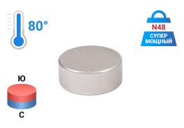 Просмотренные товары - Неодимовый магнит диск 30х12 мм, N48