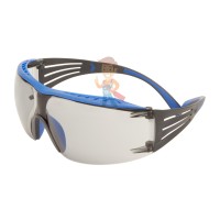 Очки открытые защитные, зеркальные, с покрытием AS/AF против царапин и запотевания - Очки открытые защитные с покрытием Scotchgard™ Anti-Fog (K&N),линзы светло-серые, серо-голубые дужки