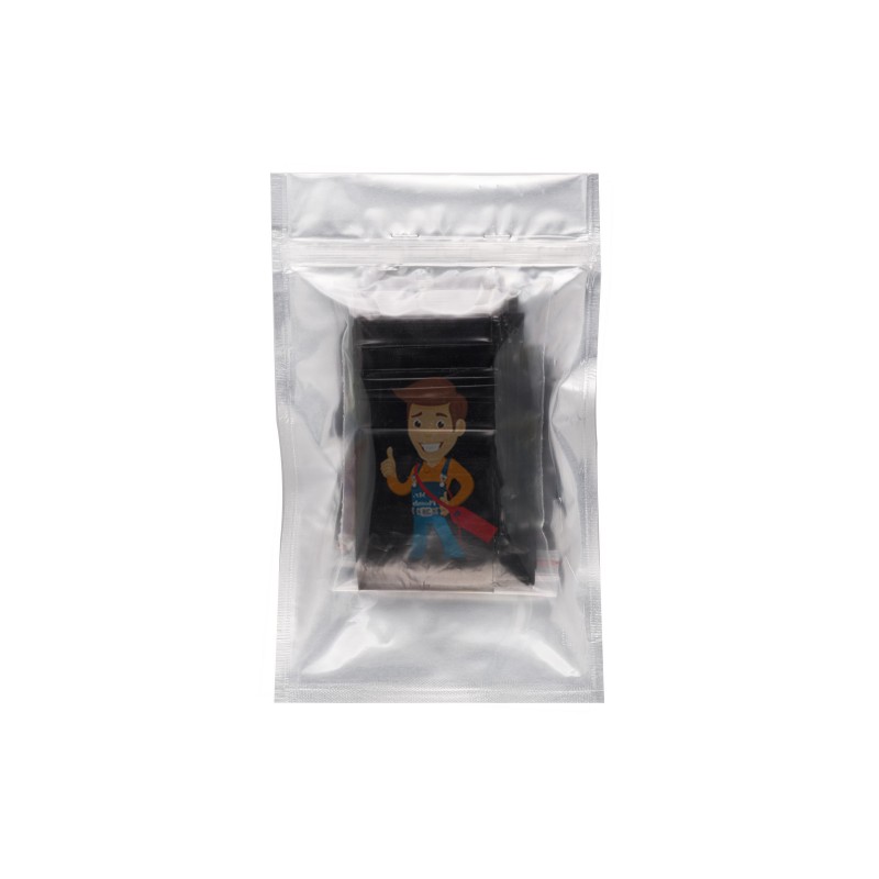 Упаковочные цветные зип пакеты Forceberg HOME & DIY с замком zip-lock 6х7 см, черный, 50 шт - фото 6