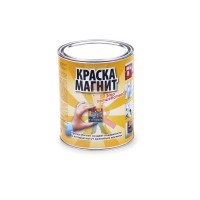 Грифельная краска Siberia 1 литр, серый, на 5 м² - Магнитная краска MagPaint 1 литр, на 2 м²