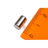 Неодимовый магнит диск 20х3 мм, 10 шт, Forceberg - Неодимовый магнит пруток 6х10 мм