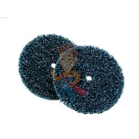 Круг шлифовальный на сетчатой основе Xtract Cubitron II 710W, 80+, 150мм х NM (10 шт/уп) - Круг для очистки поверхности CG-DС, S XCS, голубой, 100 мм х 13 мм, 2 шт/уп.
