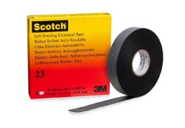 Лента самослипающаяся резиновая Scotch® 23, в индивидуальной упаковке, рулон 19 мм х 9,1 м