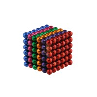 Forceberg TetraCube - куб из магнитных кубиков 4 мм, стальной, 216 элементов - Forceberg Cube - куб из магнитных шариков 5 мм, цветной, 216 элементов