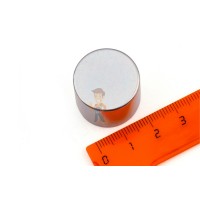 Неодимовый магнит диск 6х5 мм - Неодимовый магнит диск 22.6х20 мм, N45