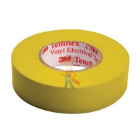Набор изолент TEMFLEX 1300 универсальная жёлтая, рулон 15мм x 10м 10 шт. - ПВХ изолента универсальная, желтая, 19 мм x 20 м