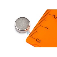 Неодимовый магнит диск 15х15 мм, N35 - Неодимовый магнит диск 10х4 мм