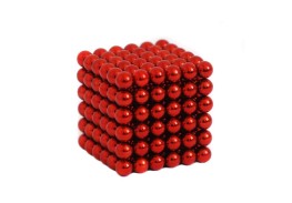 Forceberg Cube - куб из магнитных шариков 5 мм, красный, 216 элементов